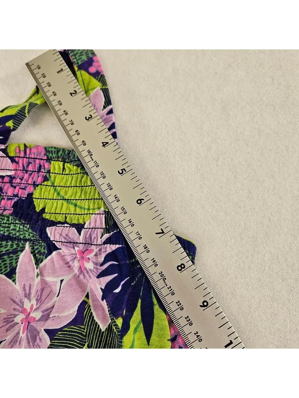 The Children’s Place Girls Floral Tank Top Size L (10/12) Tropical Summer Cami